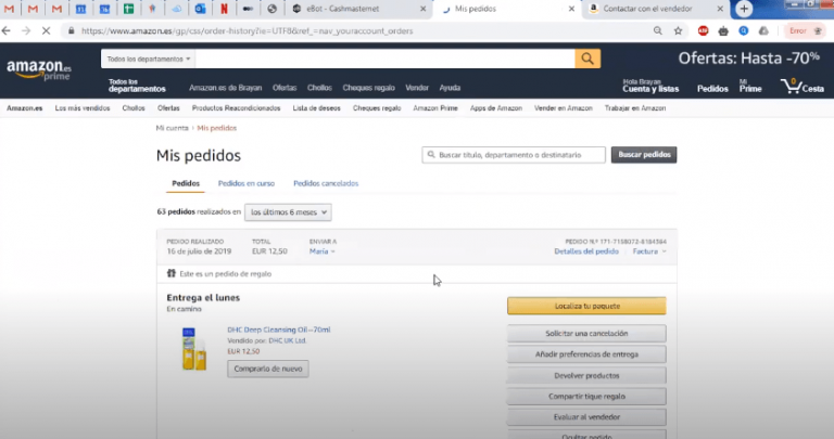 Cómo Pedir Una Factura En Amazon ¡es Muy Sencillo 2024 2363