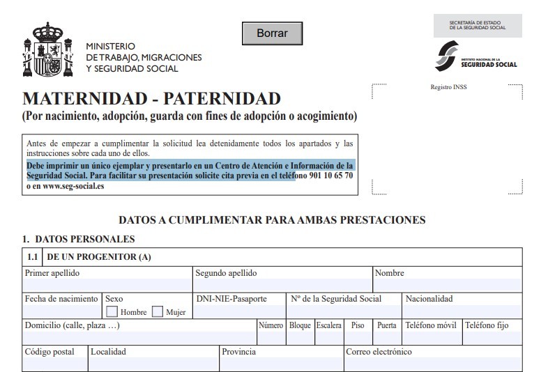 Permiso por paternidad conoce como y donde tramitarlo. 2025