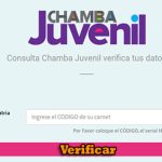 chamba juvenil registro